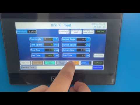 Videos de la empresa sobre IEC 60529 IPX3/IPX4 oscillating tube with rotation table, control system and water tank