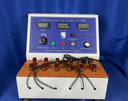 El cuadro 44 enchufe del IEC 60884-1 de 6 estaciones fija el aparato de la prueba de la subida de la temperatura