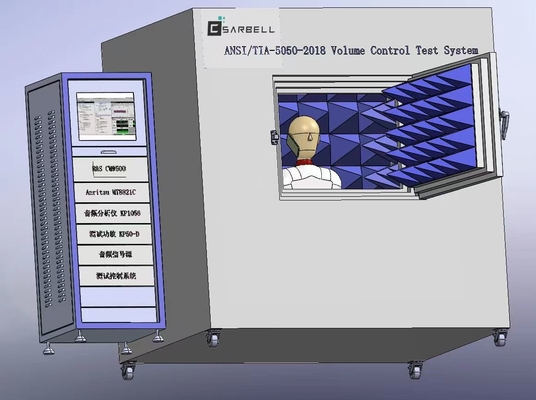 Sistema de control de volumen de la prueba TIA-5050-2018 ISO9001