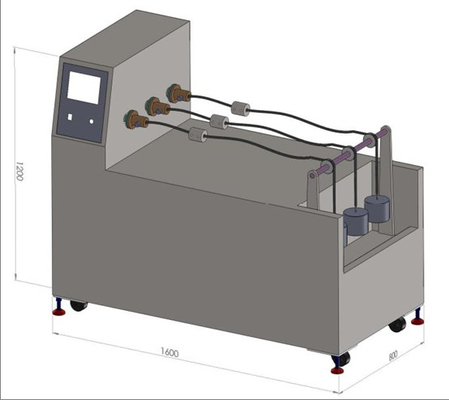 Máquina linear recta de la torsión del equipo de prueba del cable del aparato de la prueba de la torsión