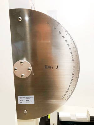 IEC60068-2-75 solos calibrador del martillo de la primavera del peso del apéndice B/dispositivo de la calibración del martillo de la primavera