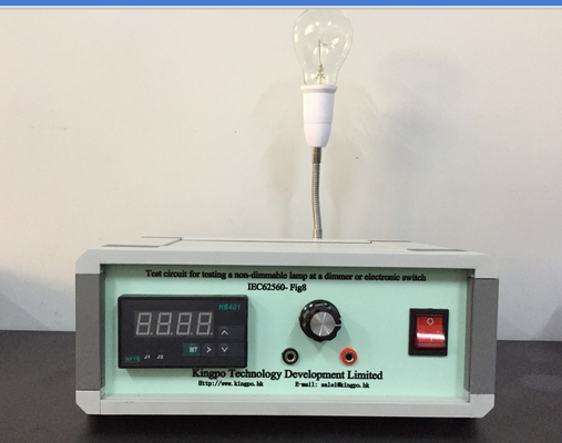 IEC62560-1 cuadro 8 circuito de la prueba para la lámpara no--Dimmable en el amortiguador o el interruptor electrónico