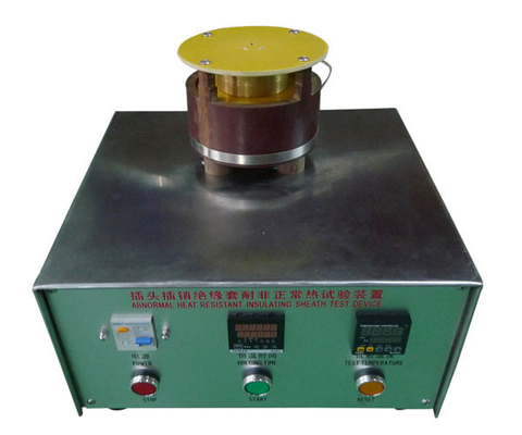 Cuadro anormal 40 pernos de máquina de prueba de la resistencia térmica del enchufe que aíslan las mangas IEC60884-1