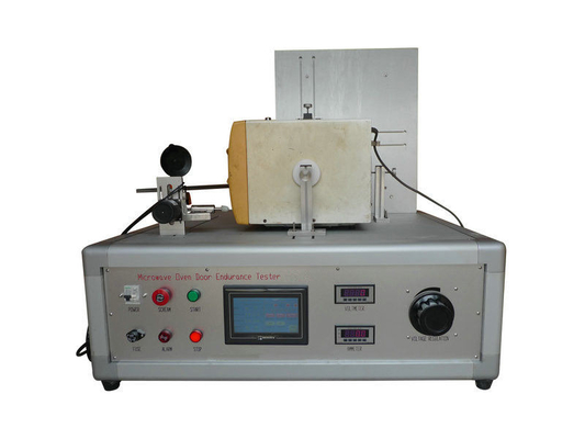 Probador de la resistencia de la puerta del horno de microondas IEC60335-2-25 para la prueba de resistencia de desgaste del sistema de la puerta de la microonda