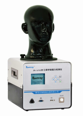 Detector de la resistencia del respirador del modelo ZR-1210 con la alta pantalla de cristal líquido del LCD de la definición