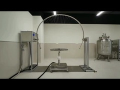 Equipo de prueba a prueba de polvo oscilante del IP del tubo 0-50 grados Ipx3 cent3igrado Ipx4