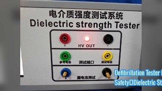 Probador de desfibrilación ISO 27186 para dispositivos médicos