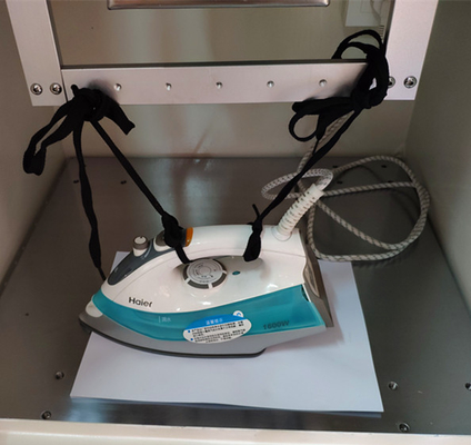 IEC60335-2-3 Cláusula 21.101 Probador de caída de hierro eléctrico / ensayo de durabilidad de seguridad de hierro eléctrico